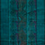 Blue Overdyed Wool Rug - 5'1" x 14'1" Default Title