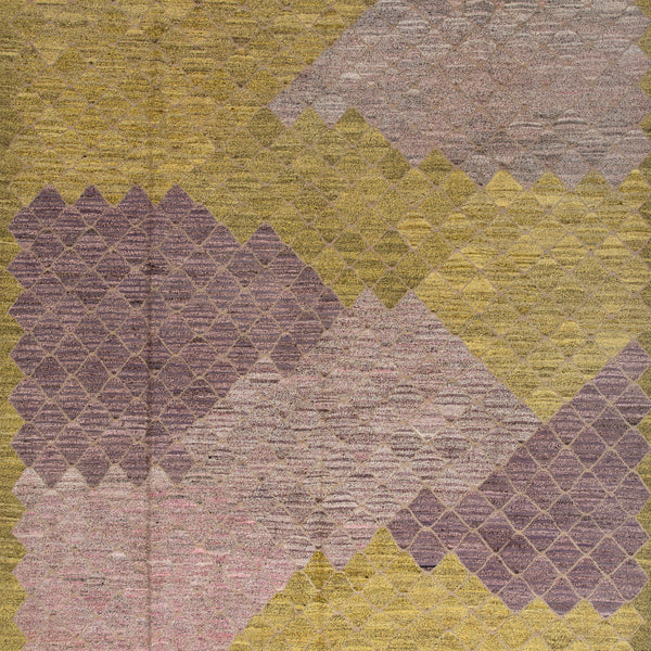 Purple Vintage Flatweave Wool Rug - 8'7" x 10'4" Default Title