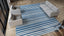 Blue Striped Flatweave Wool Rug - 12' x 15'