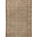 Beige Vintage Traditional Wool Runner - 4' x 17'7" Default Title