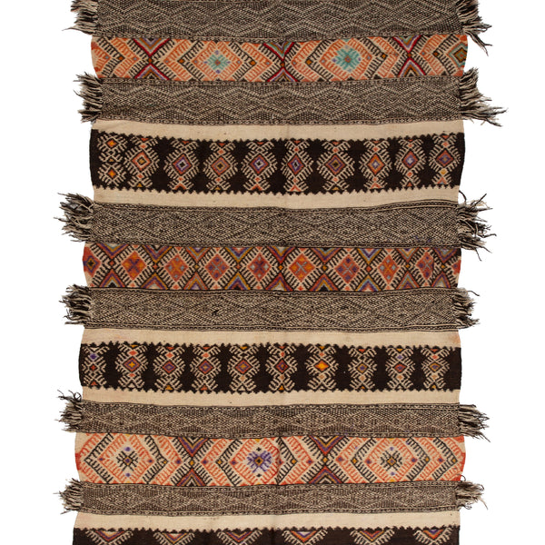 Multi Vintage Moroccan Wool Runner - 4'11" x 12'10" Default Title