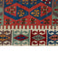 Red and Green Traditional Alyosha Wool Rug - 4'11" x 11'2"