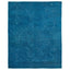 Blue Overdyed Wool Rug - 4'5" x 5'5"