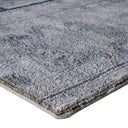 Grey Patchwork Wool Rug - 6'10" x 12'4"