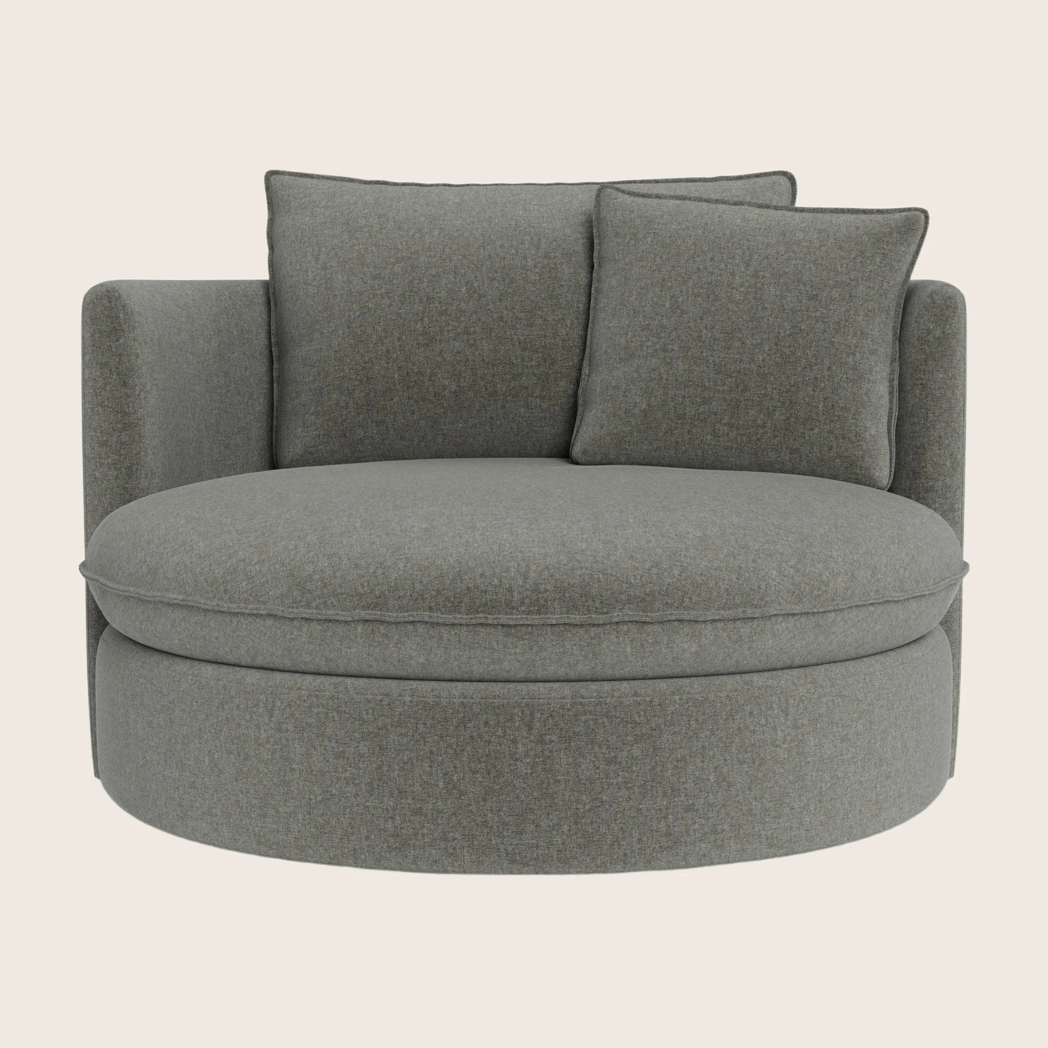 椅子 ABCABC Montauk Round Swivel Chair – abc carpet & home