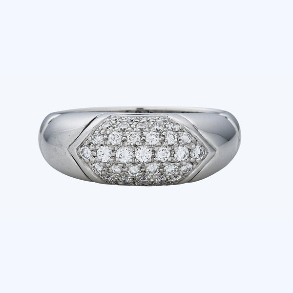 18Kw Bulgari Contemporary Diamond Ring