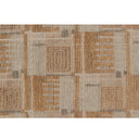 Brown Contemporary Scandinavian Wool Silk Jute Blend Rug - 8'11" x 11'9"