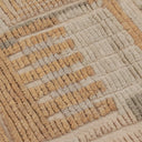 Brown Contemporary Scandinavian Wool Silk Jute Blend Rug - 8'11" x 11'9"