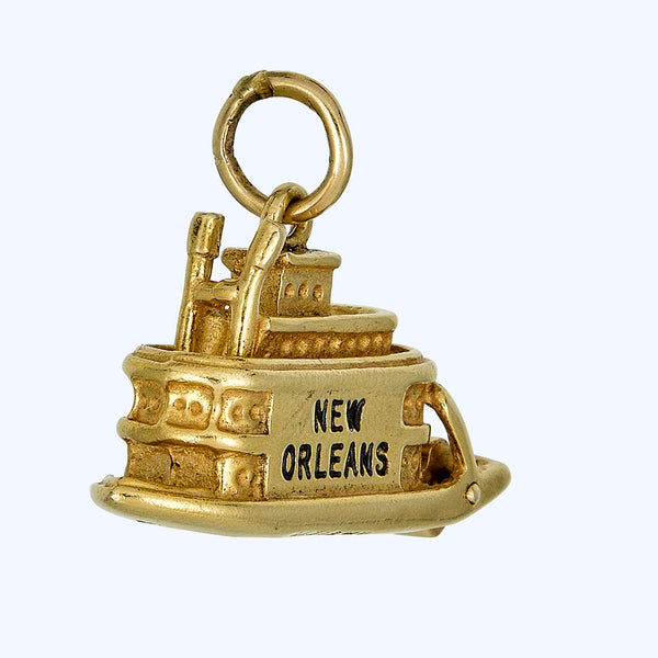 Vintage New Orleans Riverboat Charm