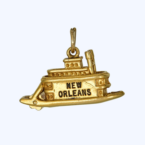 Vintage New Orleans Riverboat Charm