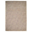 Modern Handknotted Sand White Silk Rug 9' x 12'5"