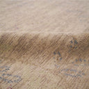 Modern Handknotted Sand White Silk Rug 9' x 12'5"