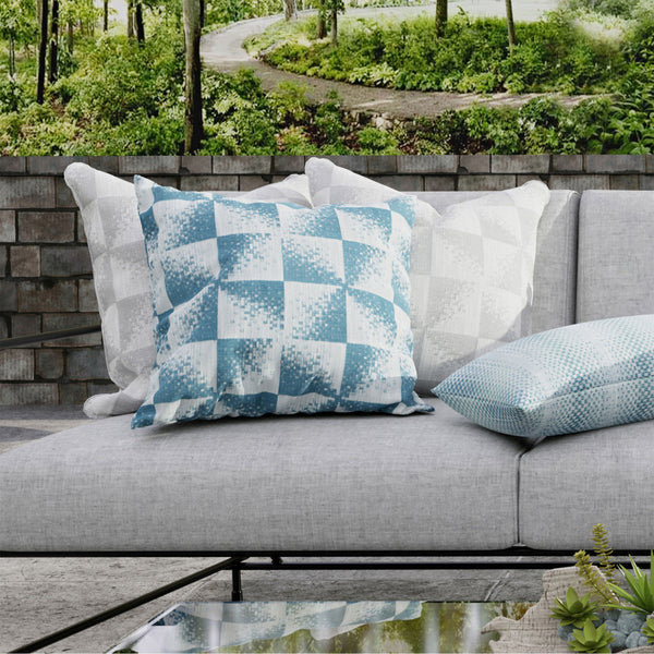 Checkmate Indoor/Outdoor Lumbar Pillow, Harbor Default Title