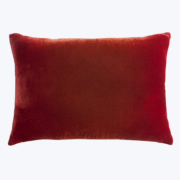Ombre Velvet Lumbar Pillow, Wildberry Default Title