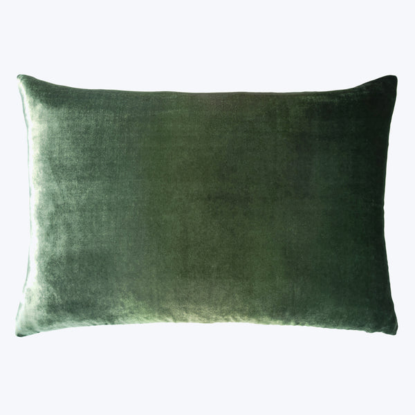 Ombre Velvet Lumbar Pillow, Evergreen Default Title
