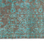 Teal and Grey Modern Wool Rug - 7'10" x 10'6"