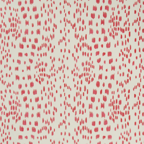 Les Touches Wallpaper, 12 yard roll Pink
