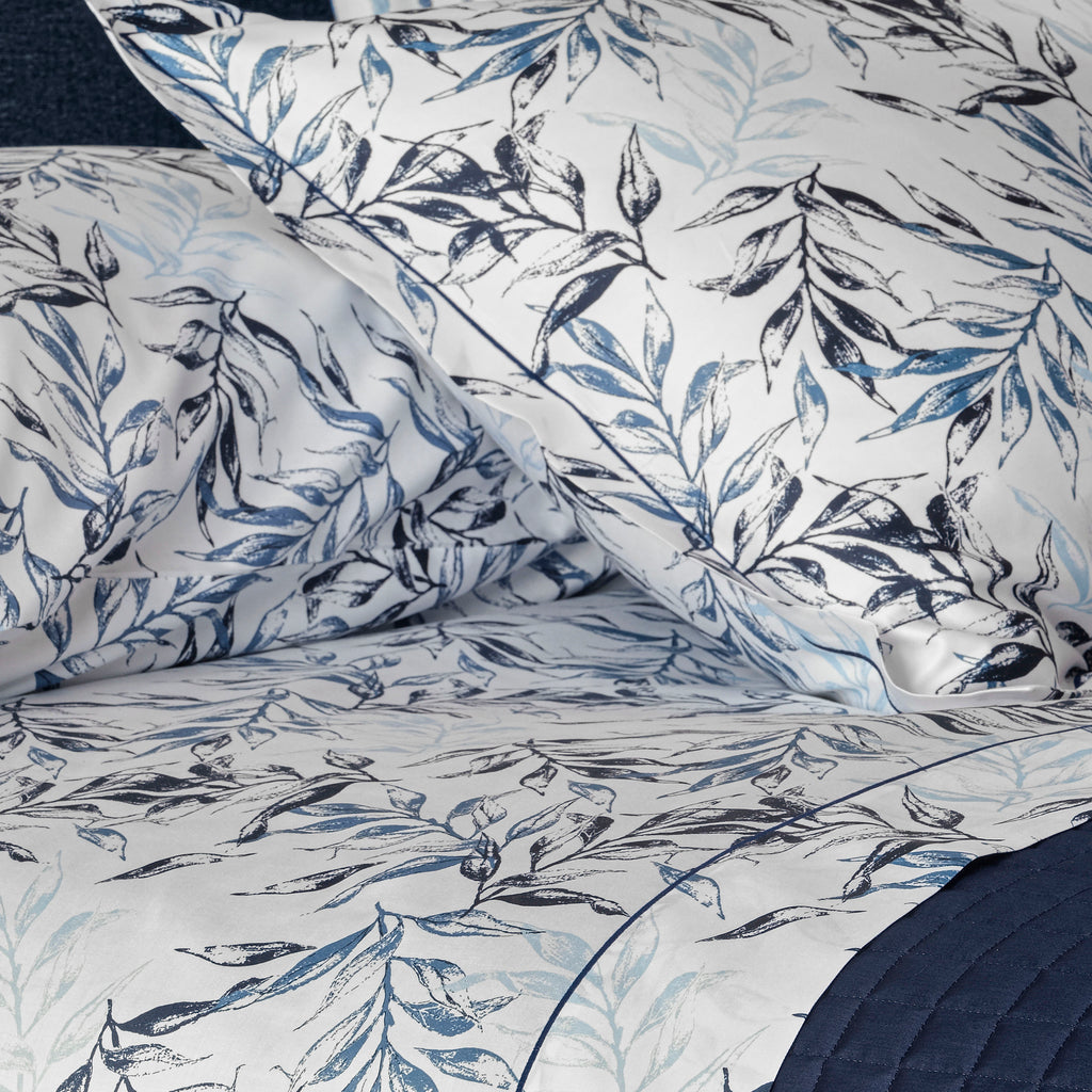 Natura Duvets & Shams, Blue Pillow Sham / Standard