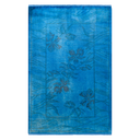 Color Reform, One-of-a-Kind Hand-Knotted Area Rug - Blue, 4' 6" x 6' 10" Default Title