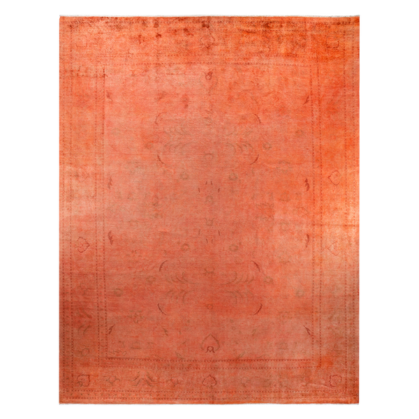 Color Reform, One-of-a-Kind Handmade Area Rug - Orange, 15' 1" x 12' 1" Default Title