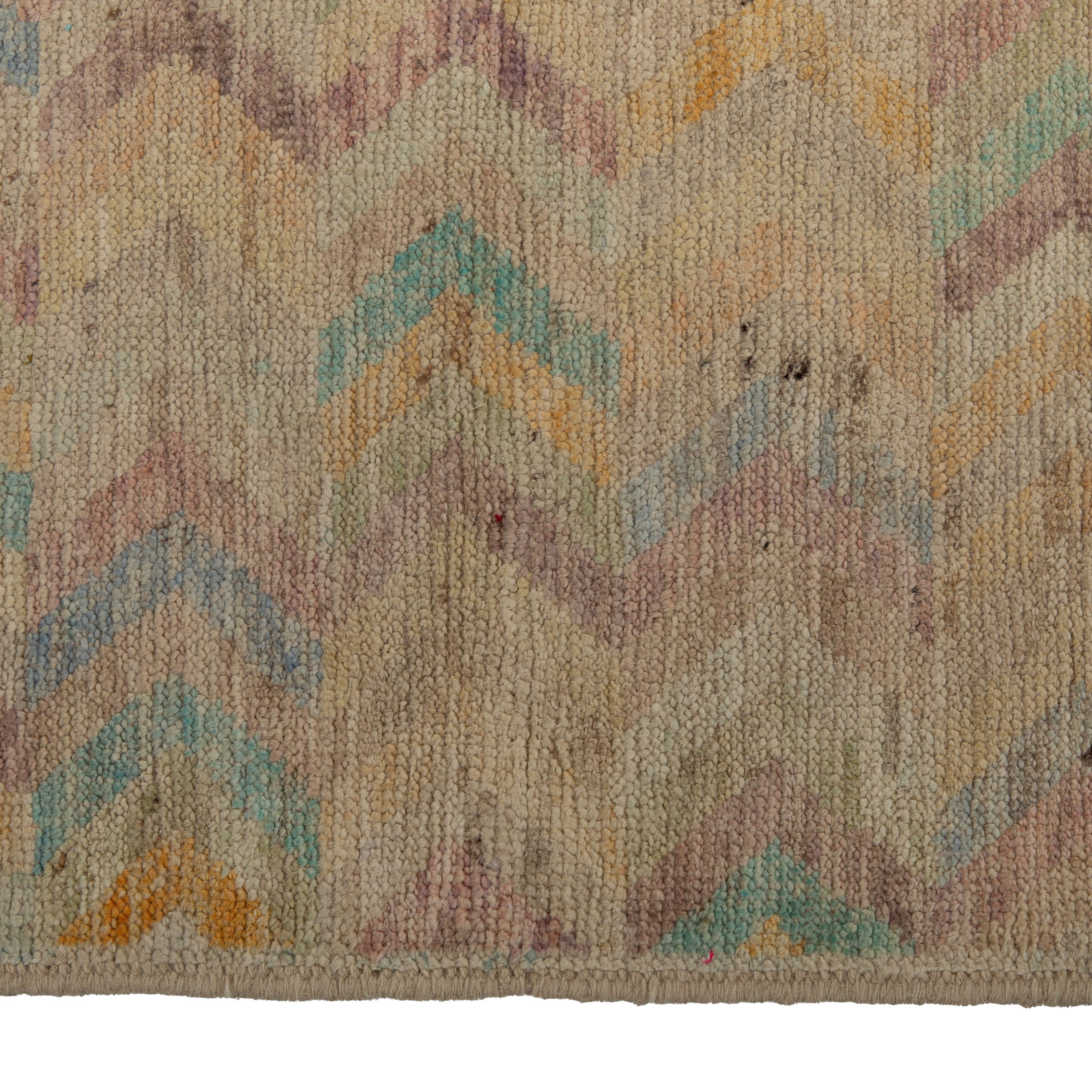 Zameen Patterned Modern Wool Rug - 2'10" x 12'11" Default Title