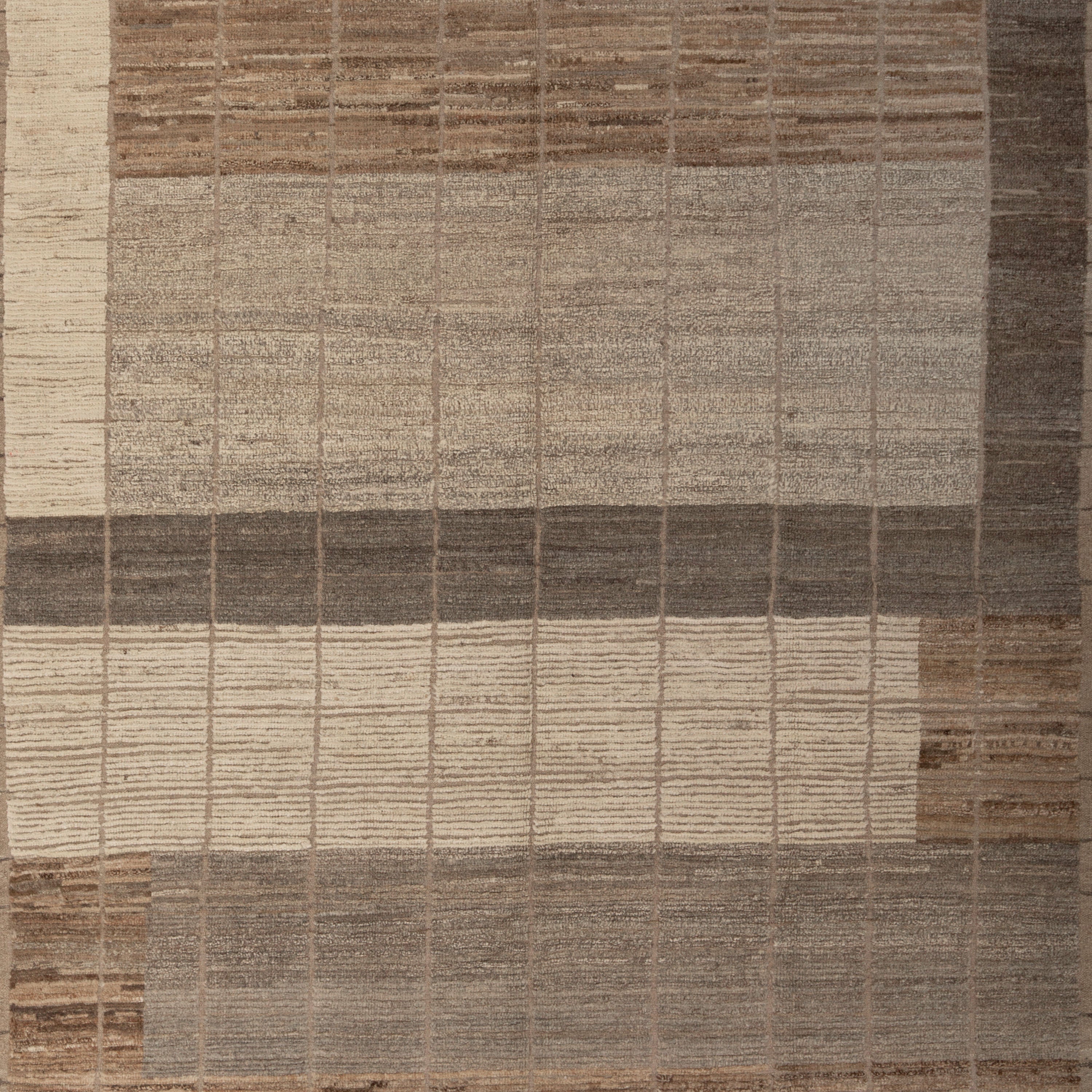 Zameen Patterned Modern Wool Rug - 6'4" x 9'6" Default Title