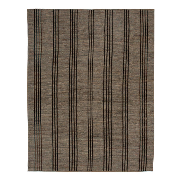 Zameen Patterned Modern Wool Rug - 10'6" x 13'3" Default Title