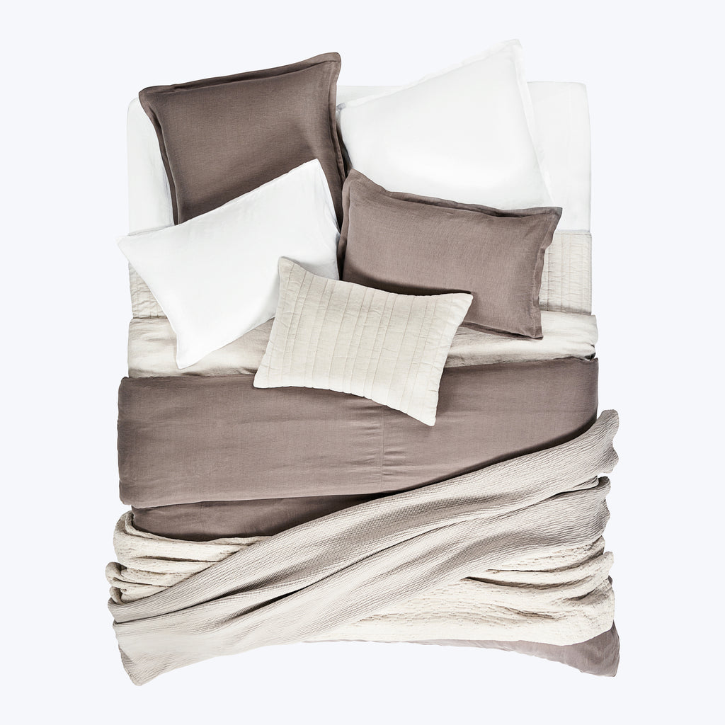 Hemp & Cotton Quilted Bedspread
