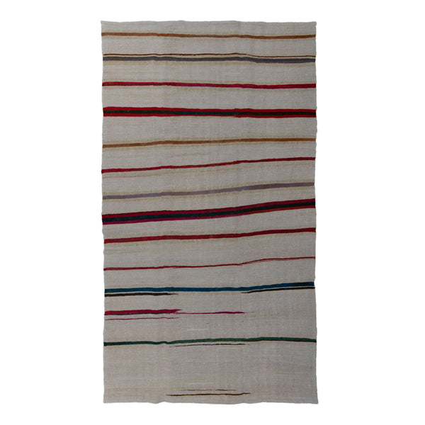 Flatweave Hand-Woven Wool Rug - 6'7" x 11'8" Default Title