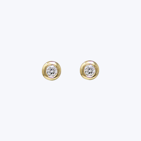 Cleo Round Diamond Earrings