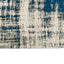 Blue and Green Stelle Distressed Contemporary Wool Rug - 9' x 12'5"