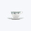 Midnight Flowers Coffee Cup + Saucer Blossom Milk