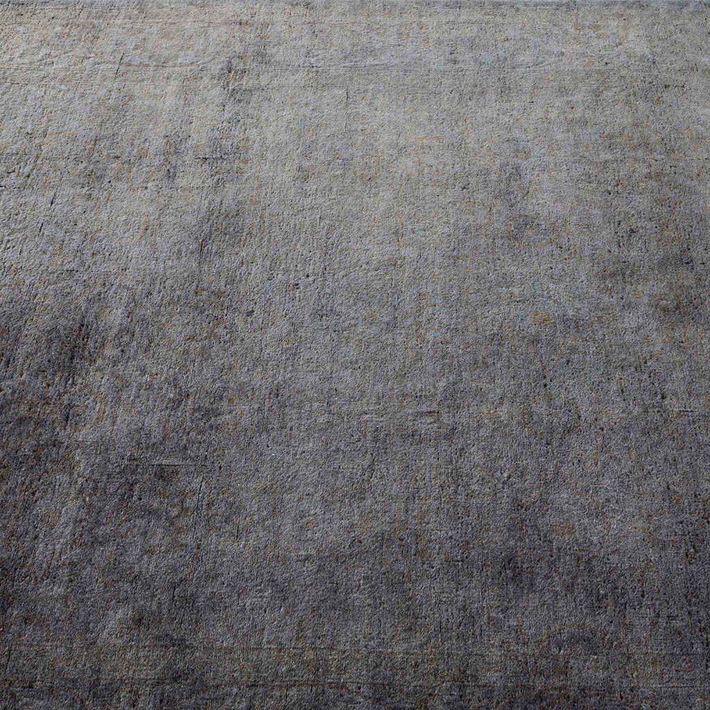 Overdyed Grey Wool Rug - 4' x 6'4" Default Title