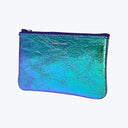 Iridescent Zip Pouch Small / Foil Mermaid