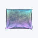Iridescent Zip Pouch Large / Moonstone