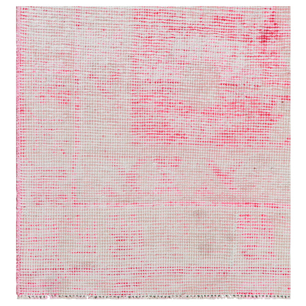 Pink Vintage Wool Cotton Blend Rug - 4'6" x 6'