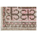 Pink Vintage Wool Cotton Blend Rug - 4'3" x 6'3"