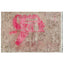 Pink Vintage Wool Cotton Blend Rug - 4' x 6'4"