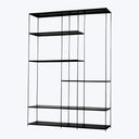 Heights Storage Bookcase Wall Unit