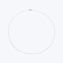 Plain Chain Necklace in 10k Gold - 16"-18"
