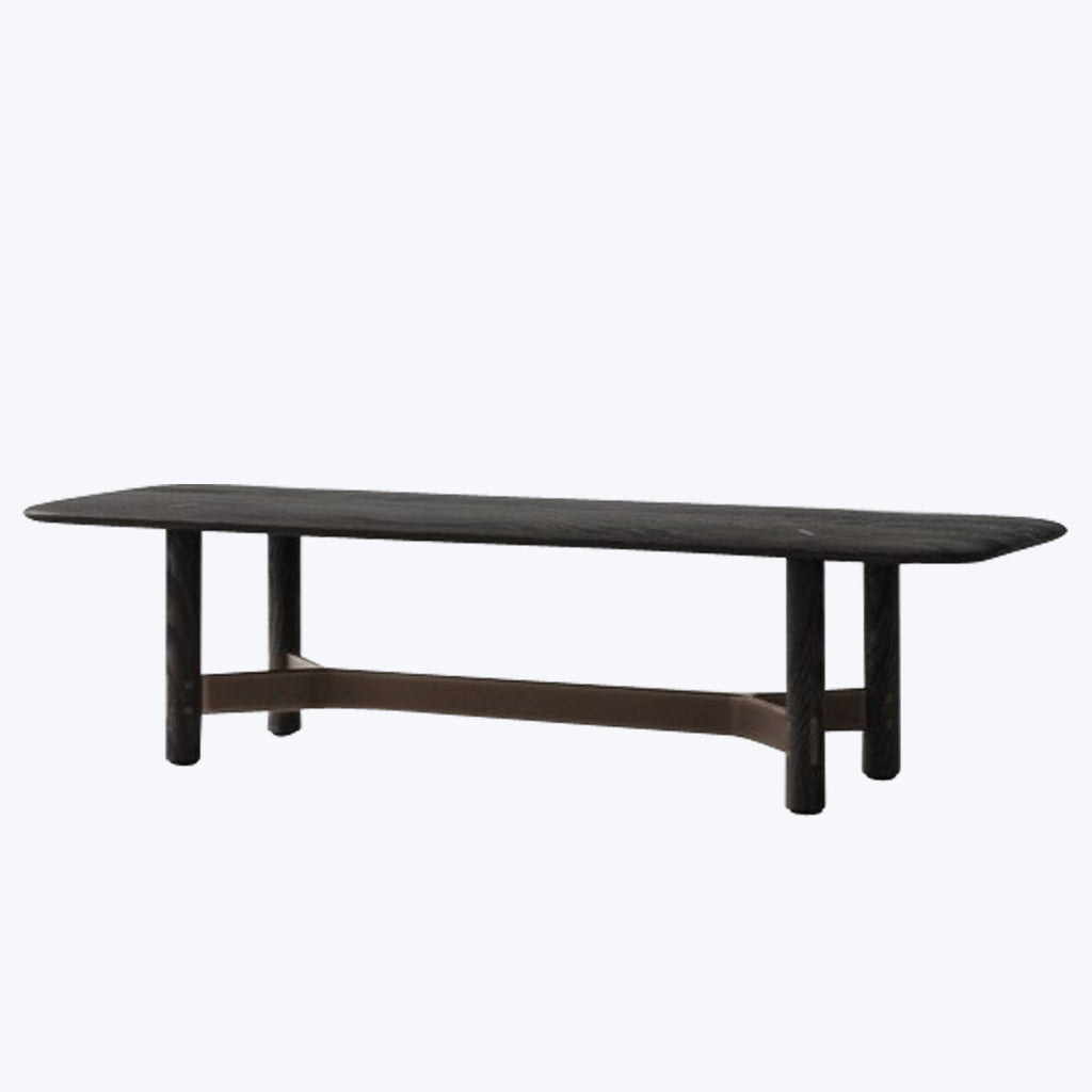 Stilt Rectangular Table Ebonized