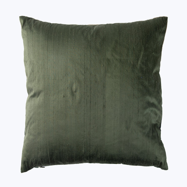 Ombre Monarch Pillow, Malachite on Cobble
