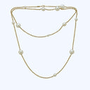 Elsa Peretti Tiffany & Co. Gold Pearl Chain
