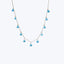 Droplet Briolette Necklace Turquoise
