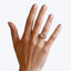 Cleo Daniela Emerald Cut Ring Clear Topaz / 9