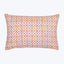 Mizan Lumbar Pillow Coral