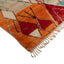 Multicolored Moroccan Berbere Wool Rug  - 6'3" x 9'2"