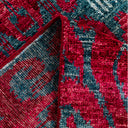 RED TRADITIONAL WOOL RUNNER - 4'  x 10' 4"