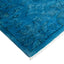 Blue Overdyed Wool Rug - 8' 7" x 9' 0"
