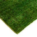 Green Overdyed Wool Rug - 10' 2" x 13' 7"